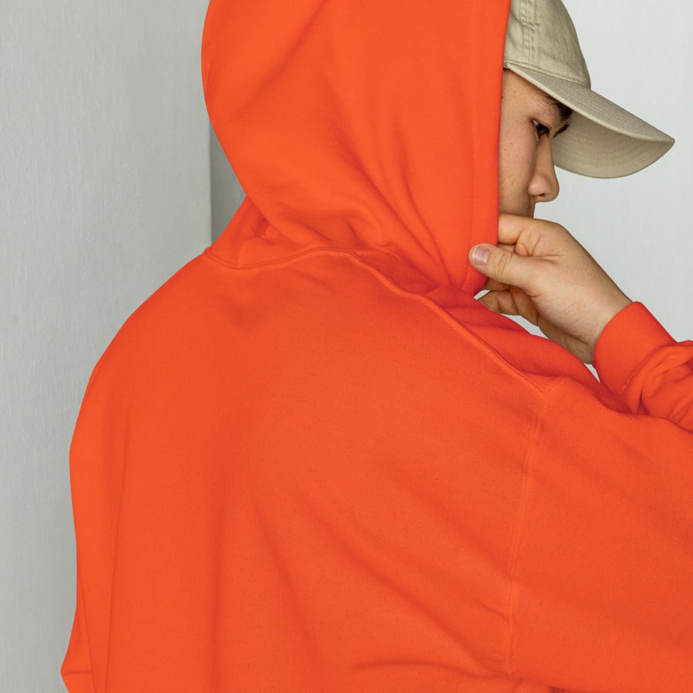 Orange Hoodie with White "LEGAL OBSERVER" text